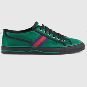 Men’s Gucci Off the Grid 1977 green/black sneakers Size 8 (size 9 in US shoe)